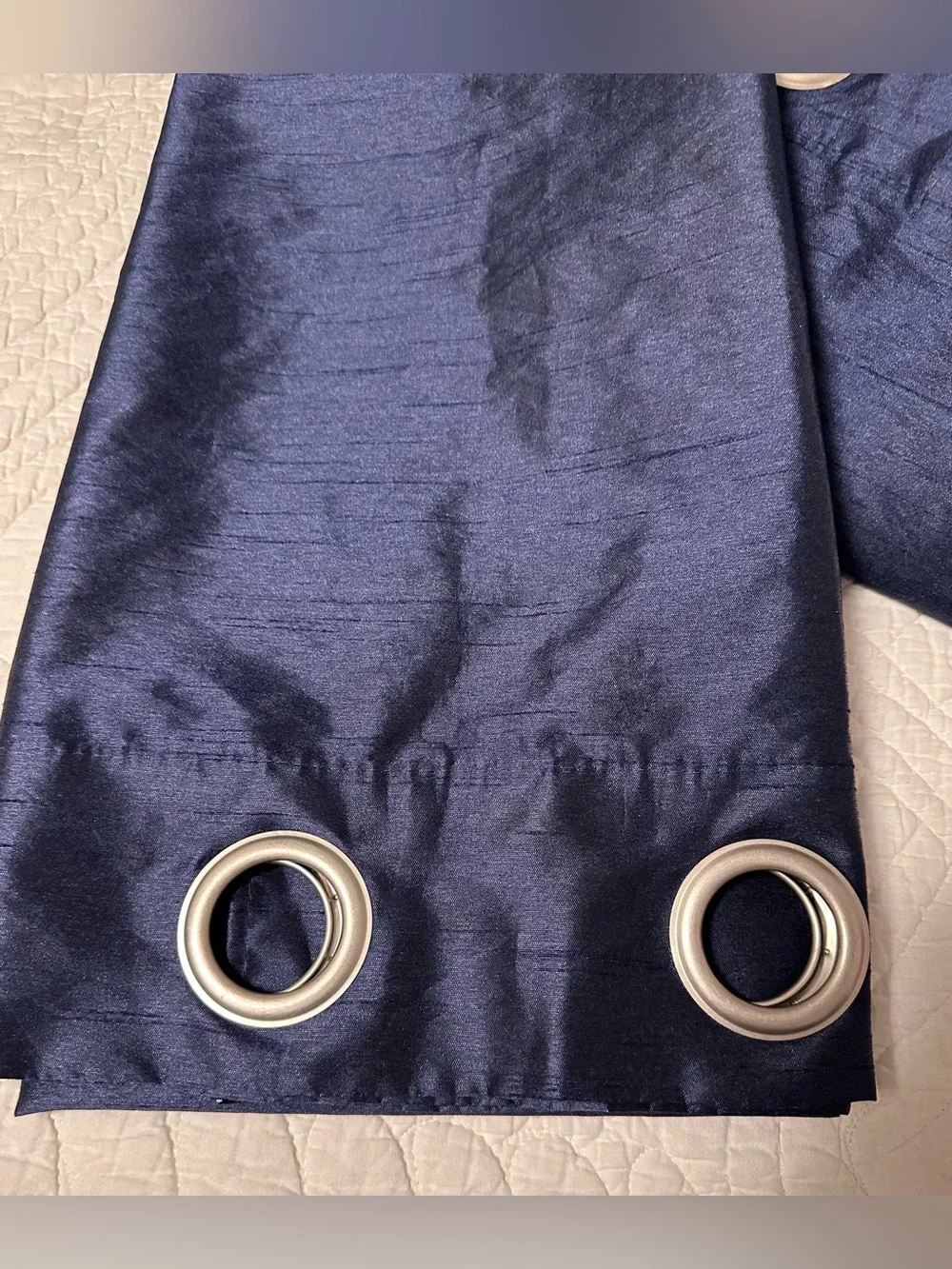 4 Panels Navy Blue Curtains